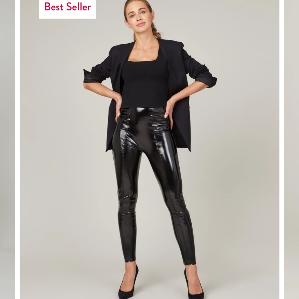 Faux patent leather Spanx petite xsm
